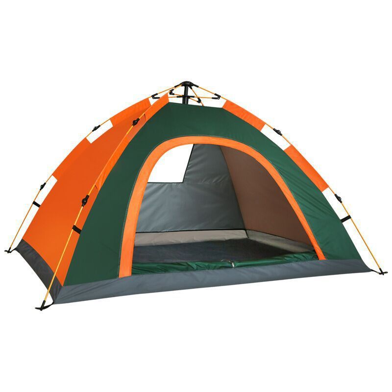 Double Camping Beach Tent Outdoor Thickened Sun Block Rain-proof One Window Automatic Tent