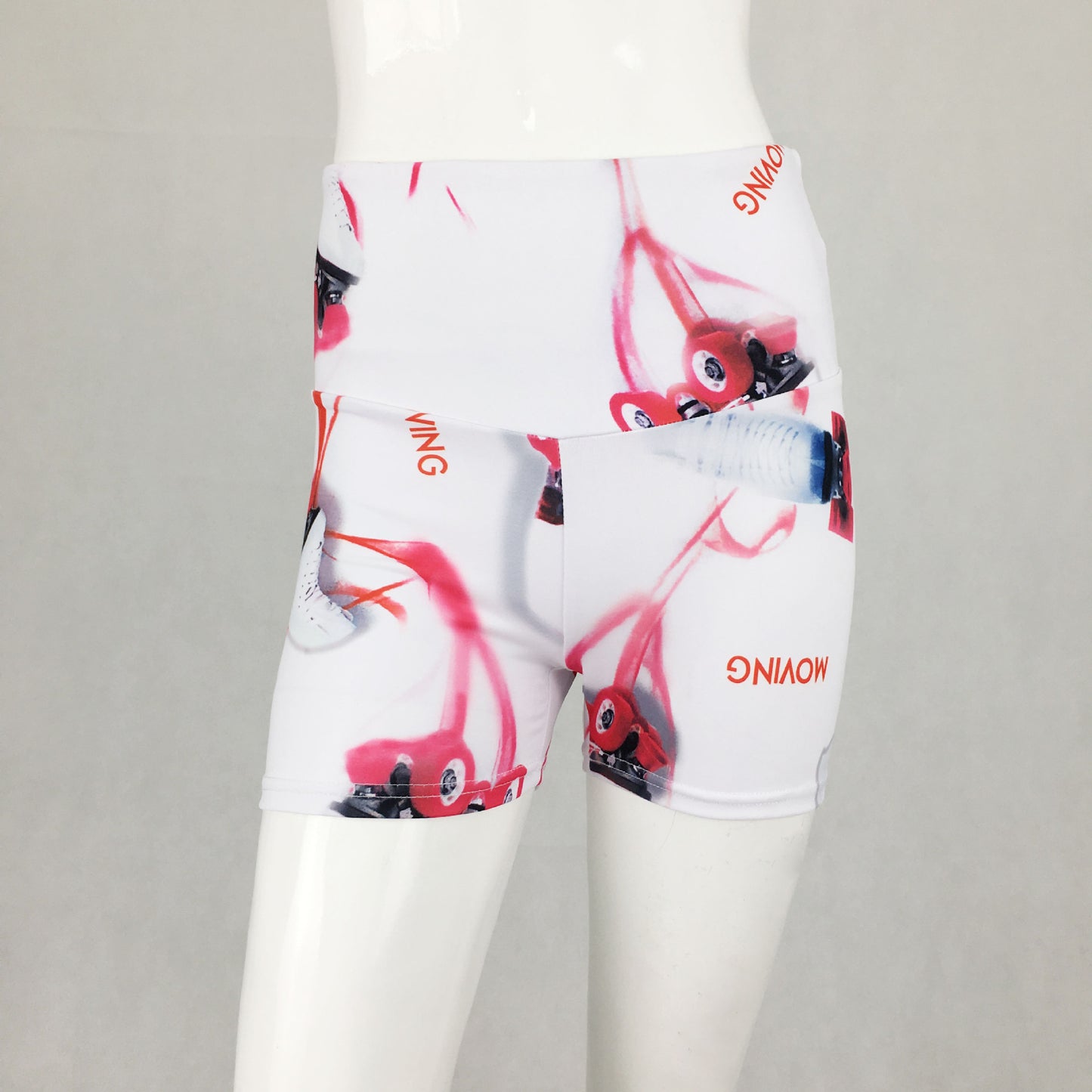 Digital printed yoga shorts