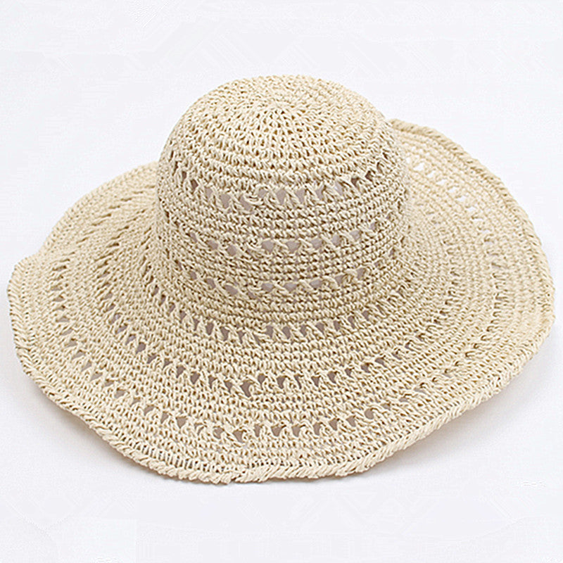 Summer Autumn Hats For Women Retro Flat Drooping Hat