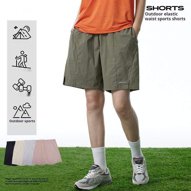 Split Outdoor Leisure Sports Shorts All-matching Cropped Casual Pants