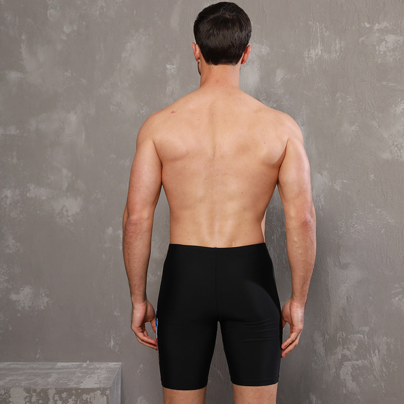 Racing Five-point Anti-embarrassment Quick-drying Swimming Trunks