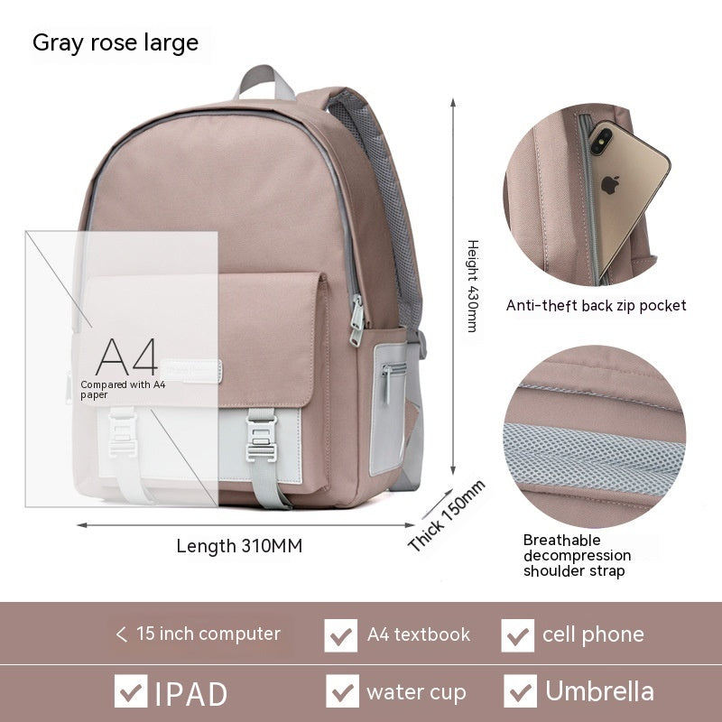 Versatile Large Capacity Travel Backpack Male