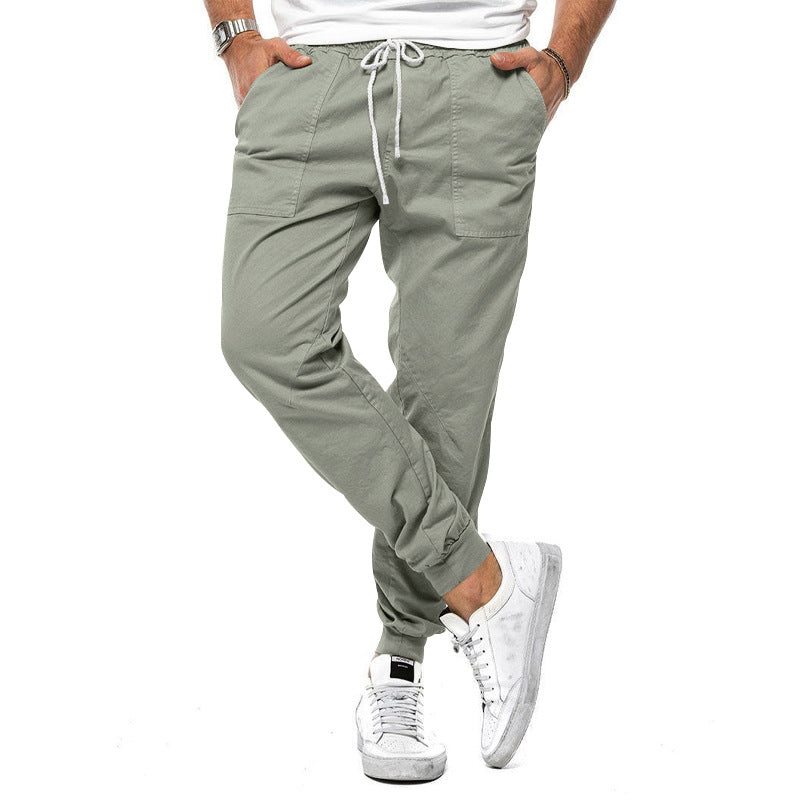 Spring And Autumn Men's Casual Pants Loose Tappered Trousers Leisure Sports Outdoor Overalls