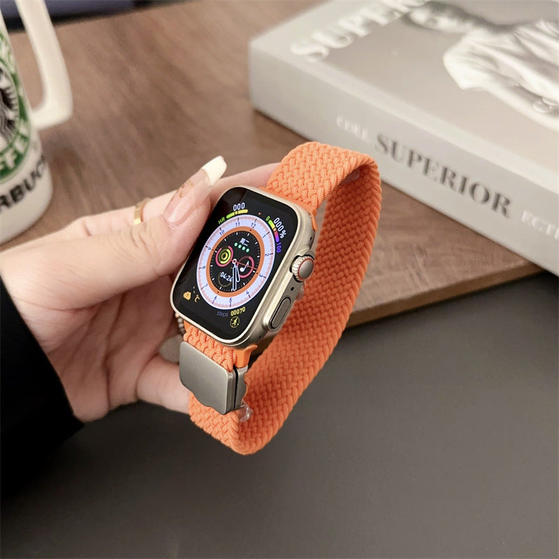 Braided Nylon Magnetic Buckle Replacement Strap