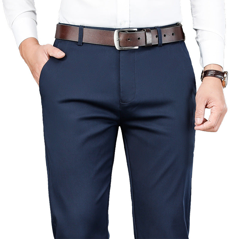 Men's Middle-aged Loose Business Casual Pants