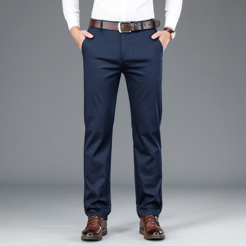 Men's Middle-aged Loose Business Casual Pants
