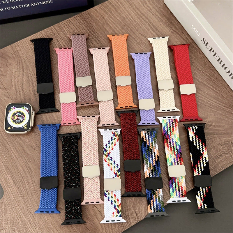 Braided Nylon Magnetic Buckle Replacement Strap